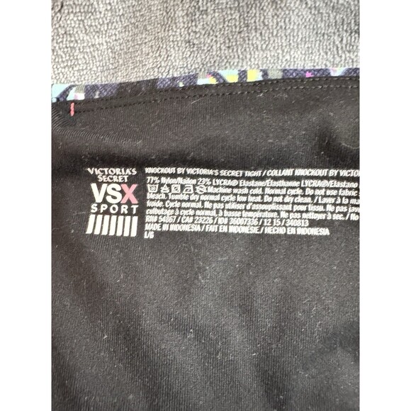 Victoria's Secret X  Colorful Compression Leggings Womens Size Large Activewear - Picture 8 of 8